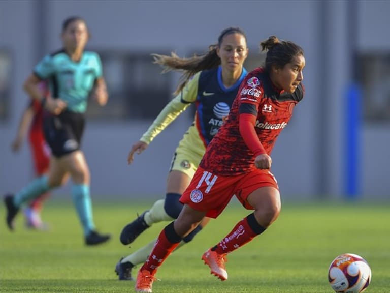 América y Toluca Femenil. Foto: Mexsport