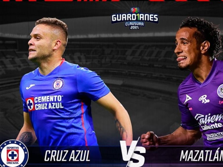 Cruz Azul vs Mazatlán. Foto: W Deportes