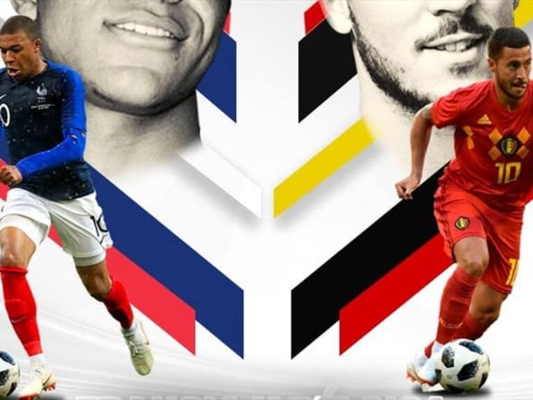 Francia vs Bélgica. Foto: W Deportes