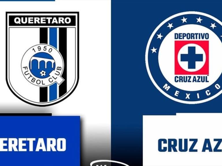 Querétaro vs Cruz Azul. Foto: W Deportes