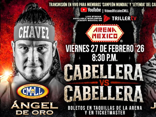 Cabelleras, campeonato y la final del Torneo de Escuelas: EN VIVO, dónde, cuándo y a qué hora ver la CMLL