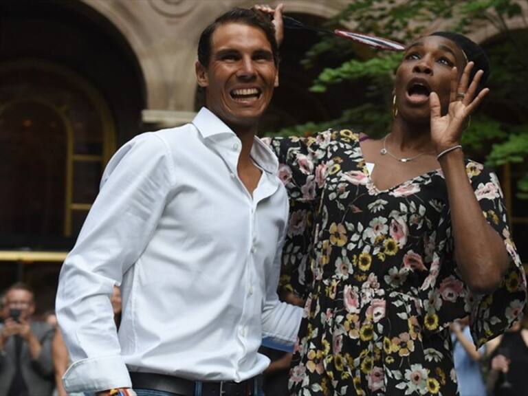 Venus Williams y Rafael Nadal. Foto: Getty Images