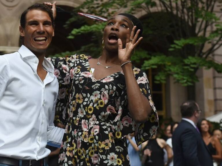 Venus Williams y Rafael Nadal. Foto: Getty Images
