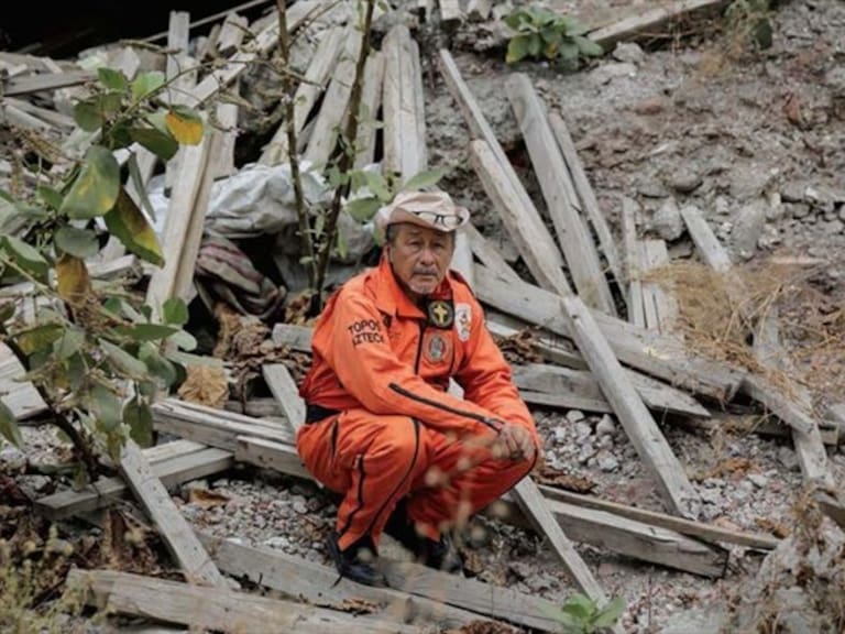 Héctor Méndez Rosales &quot;El Chino&quot; fundador de los Topos Azteca. Foto: