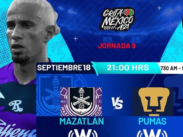 Mazatlán vs Pumas . Foto: wdeportes