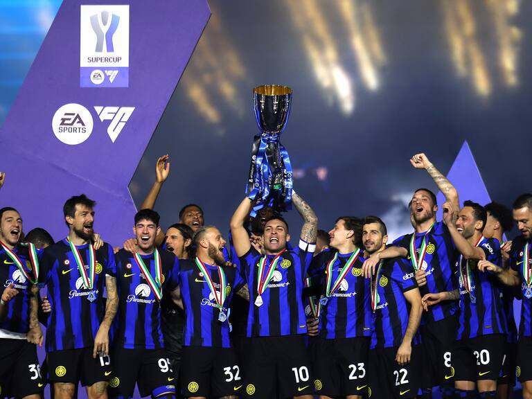 Inter de Milán conquista su tercera Supercopa de Italia consecutiva