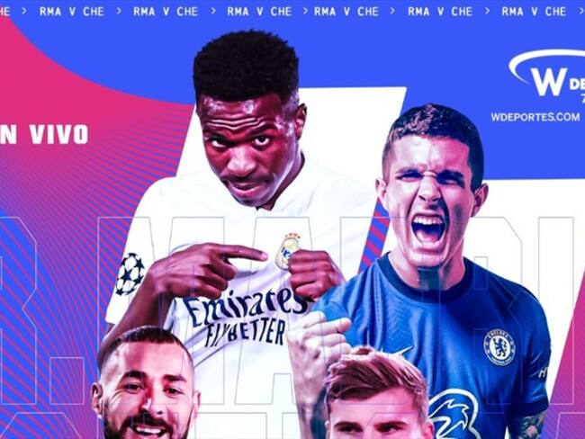 Real Madrid vs Chelsea, semifinal ida, en vio, Champions League