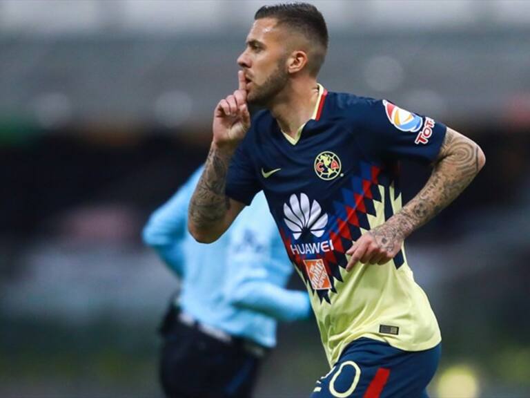 Jérémy Ménez festeja su primer gol en México. Foto: Getty Images