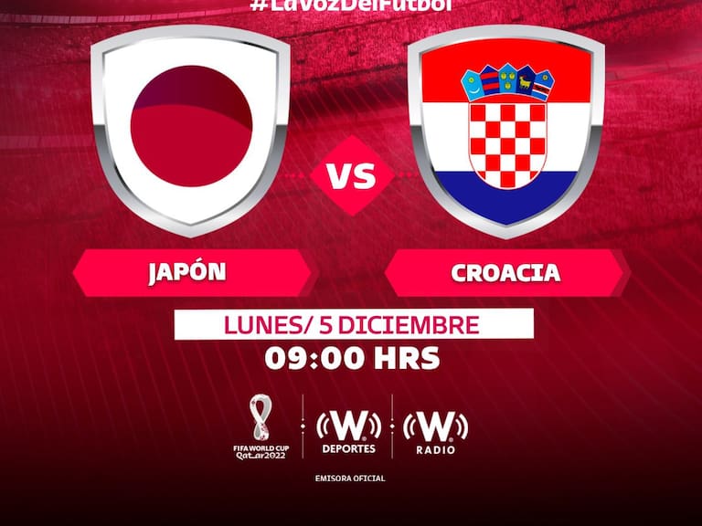 Japón vs Croacia, en vivo