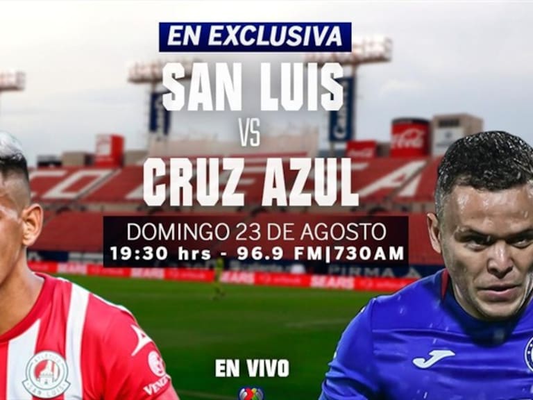 Atlético de San Luis vs Cruz Azul en vivo . Foto: W Deportes