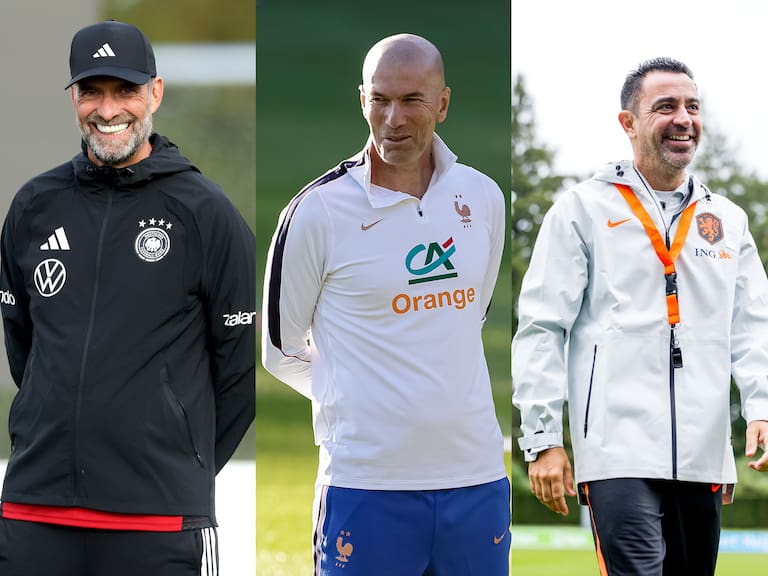 Jürgen Klopp, Zinedine Zidane y Xavi Hernández debutarán con sus respectivas selecciones