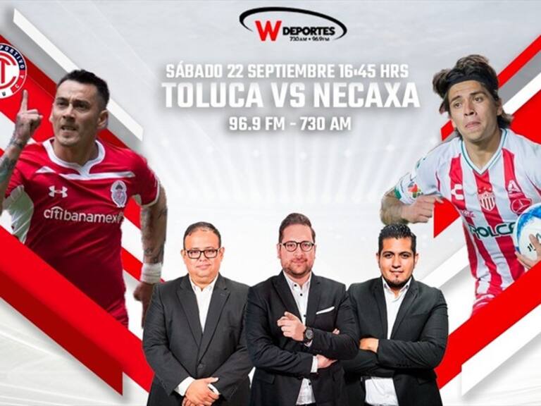 Toluca vs Necaxa . Foto: W Deportes