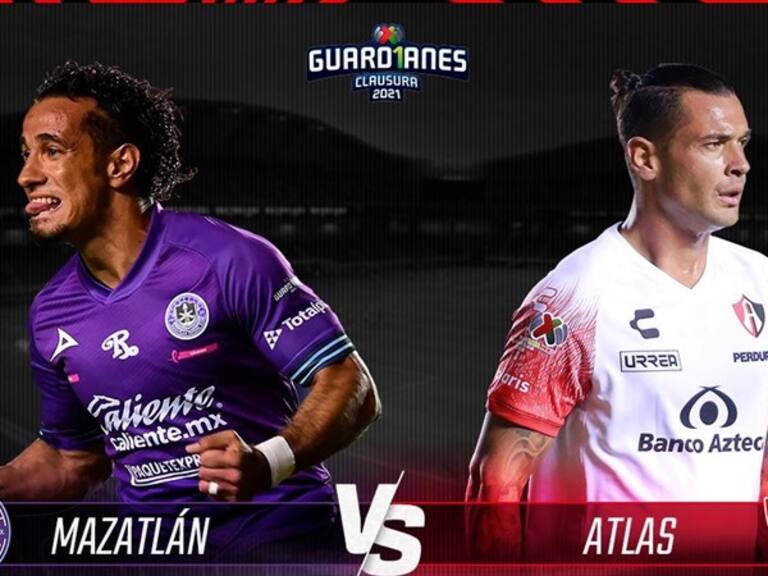 Mazatlán vs Atlas . Foto: wdeportes