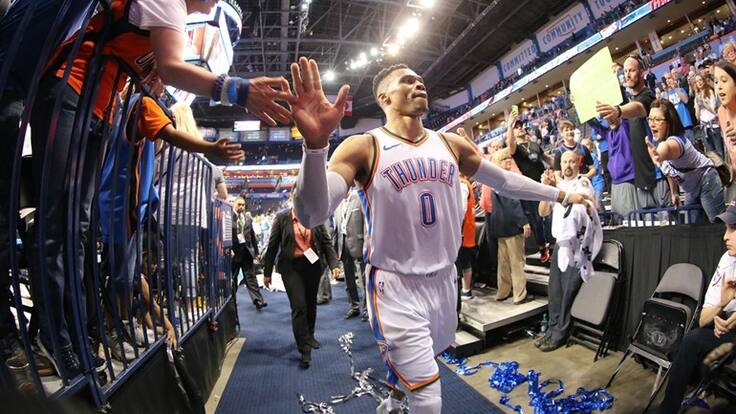 Russell Westbrook hizo historia en la NBA