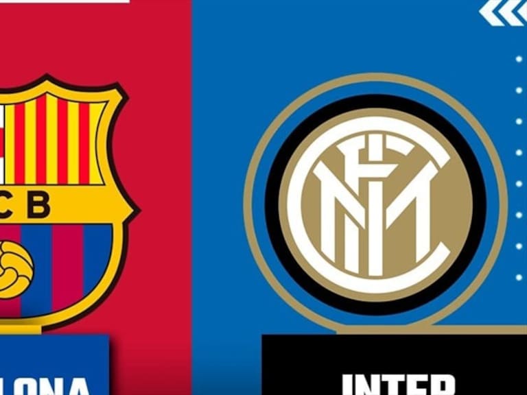 Barcelona vs Inter de Milán. Foto: W Deportes