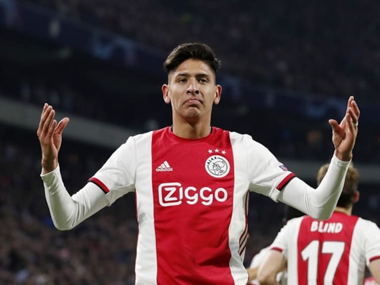 Edson Álvarez con el Ajax . Foto: Getty Images