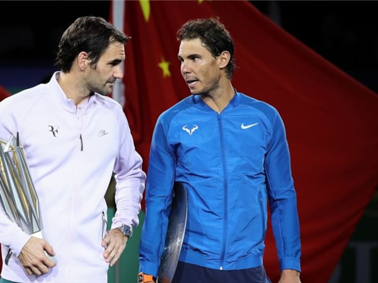 Roger Federer y Rafael Nadal. Foto: Getty Images