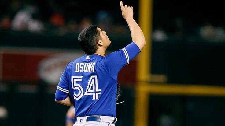 Osuna fue nombrado relevista del mes de junio