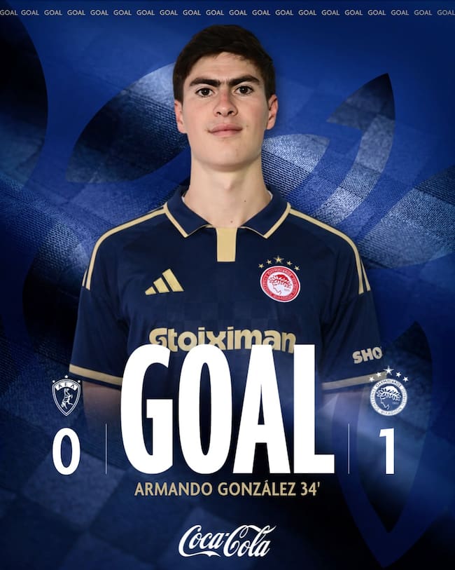 Armando ‘Hormiga’ González / FOTO: @olympiacosfc