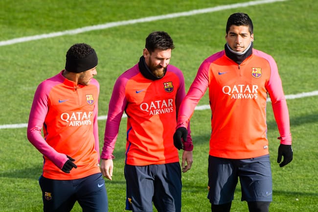 Lionel Messi, Luis Suárez y Neymar