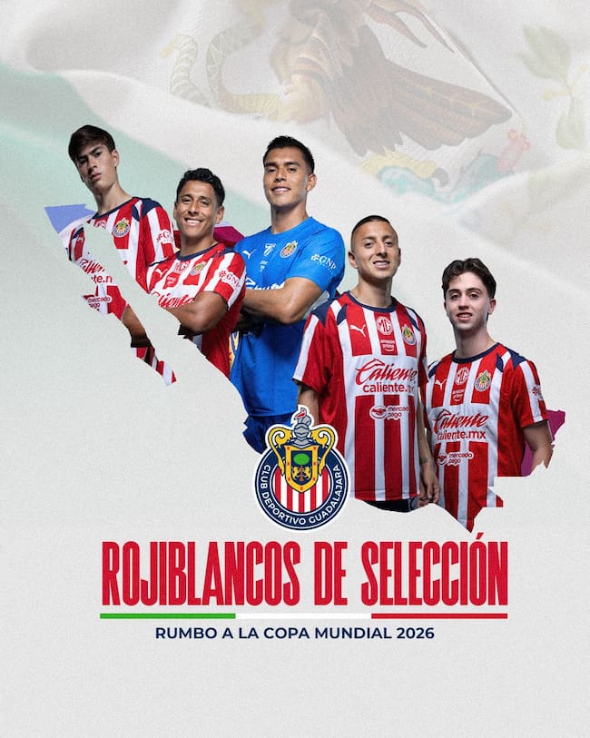 Jugadores de Chivas convocados