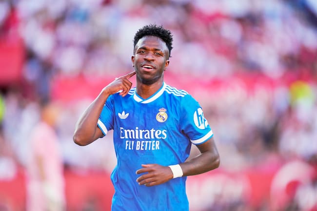Vinicius Jr con el Real Madrid