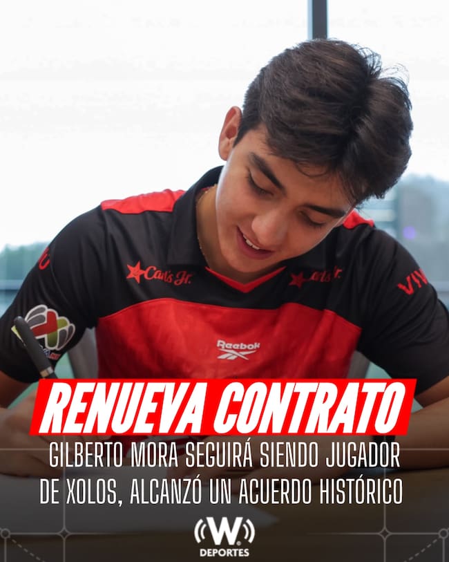 Gilberto Mora renueva contrato con Xolos.