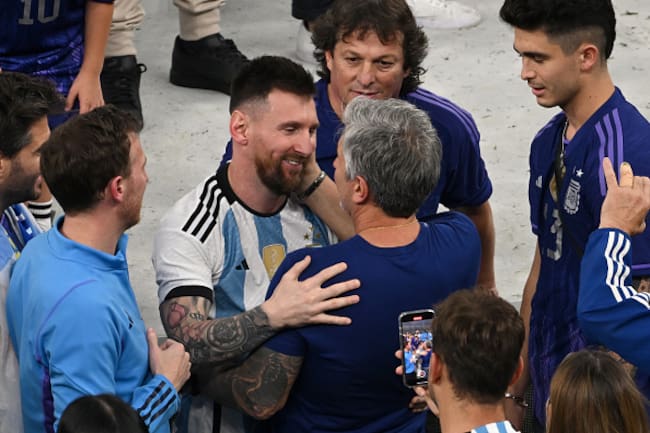 Leo y Jorge Messi