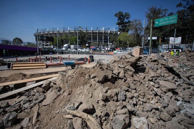Estadio Azteca en remodelación