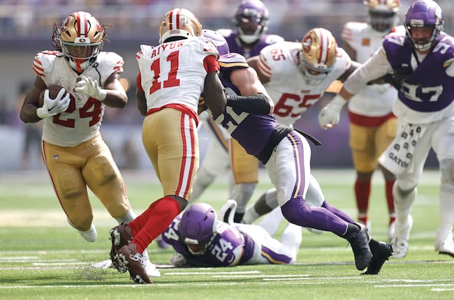 San Francisco 49ers v Minnesota Vikings