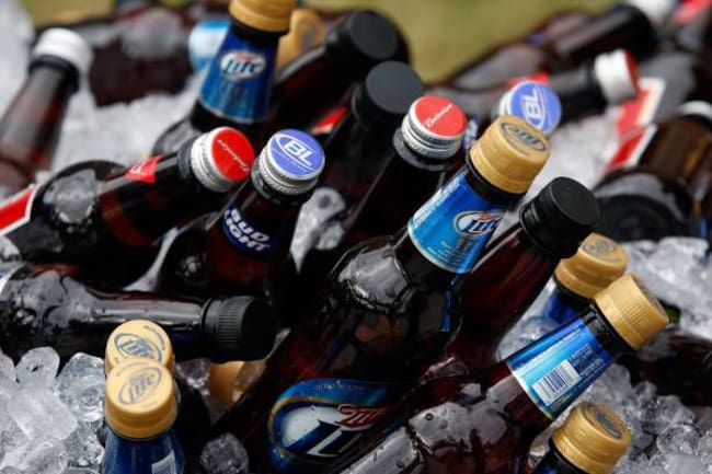 Cerveza en el Super Bowl