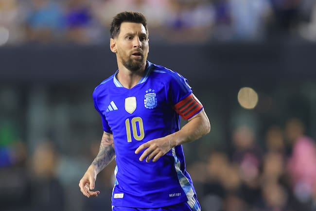 Lionel Messi con la Selección de Argentina