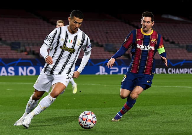 Cristiano Ronaldo y Lionel Messi