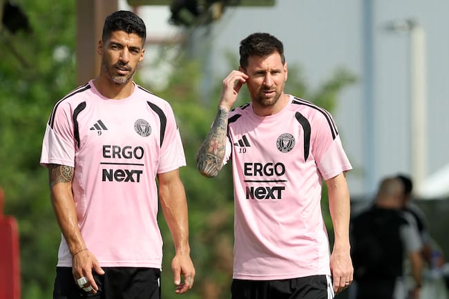 Messi y Luis Suárez