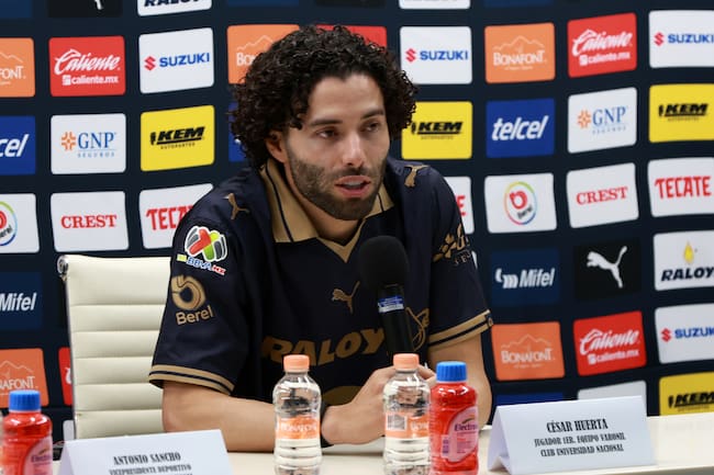 El "Chino" Huerta ya fue presentado oficialmente