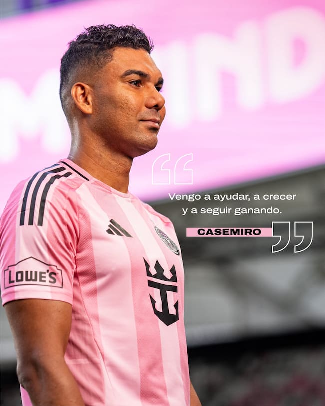 Casemiro nuevo jugador del Inter Miami