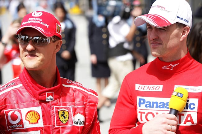 Michael Schumacher y Ralf Schumacher