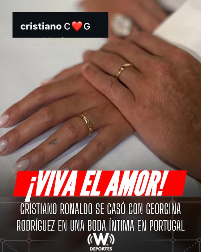 Cristiano Ronaldo y Georgina Rodríguez se casan