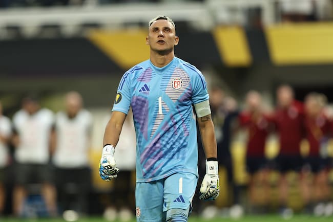 Keylor Navas con la Selección de Costa Rica