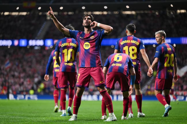 Ferran Torres con el Barcelona