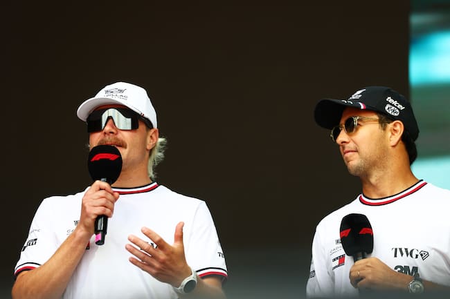 Sergio Pérez y Valtteri Bottas