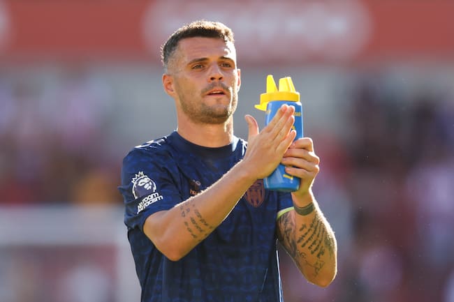 Granit Xhaka con el Sunderland,