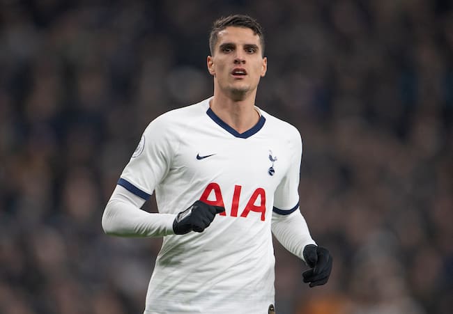 Erik Lamela como jugador del Tottenham Hotspur