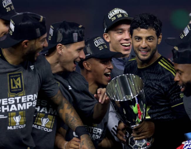 Carlos Vela campeón con el LAFC