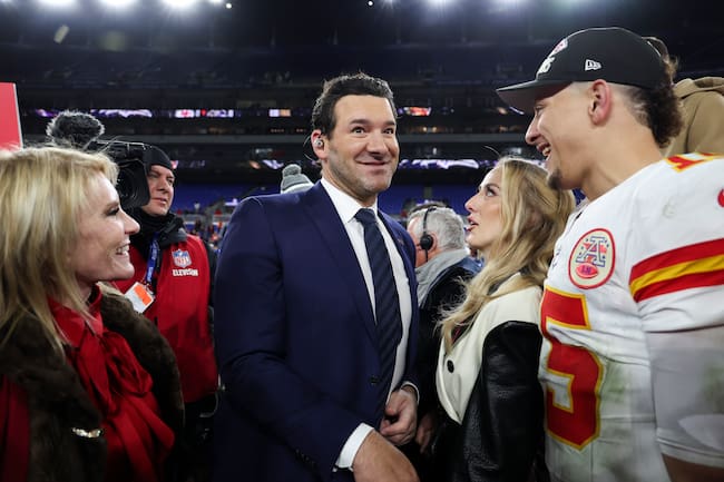 Tony Romo y Patrick Mahomes