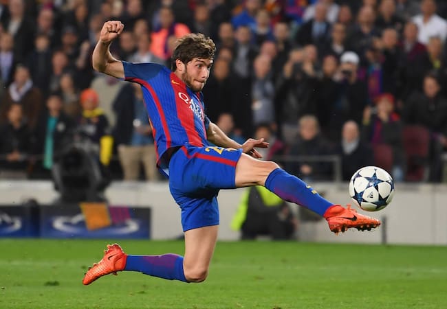 Anotación de Sergi Roberto contra el PSG