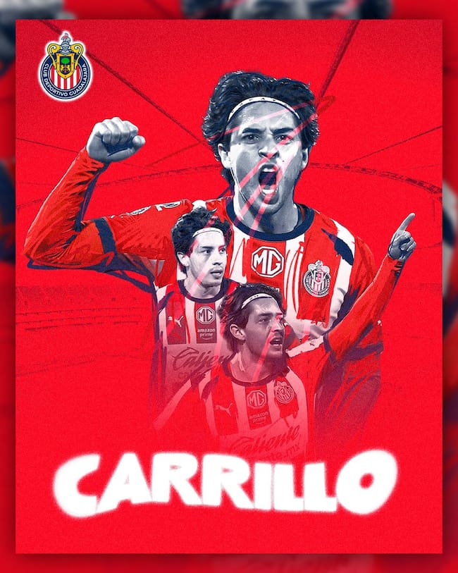 Jordan Carrillo nuevo jugador de Chivas / FOTO: @Chivas