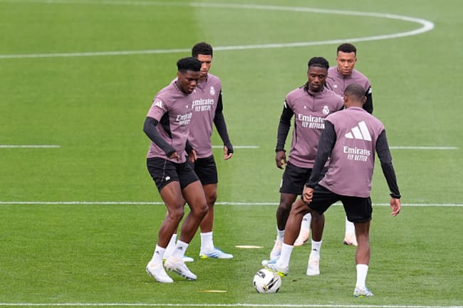 Entrenamiento Real Madrid