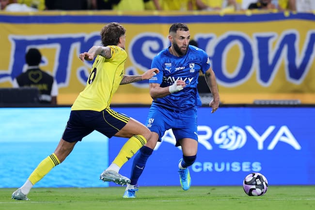 Último juego de Karim Benzema con el Al Hilal