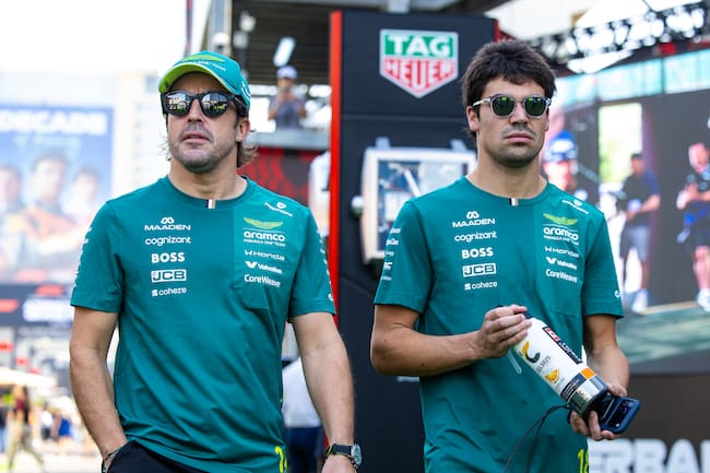 Fernando Alonso y Lance Stroll